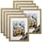 8 Pack: Champagne Wall Frame with Double Mat, Gallery by Studio Décor®